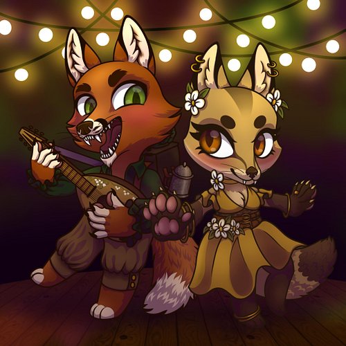 Inspired drawing from my ren faire adventures, and my submission to vgen. Shout out to the furry community! I love your color...