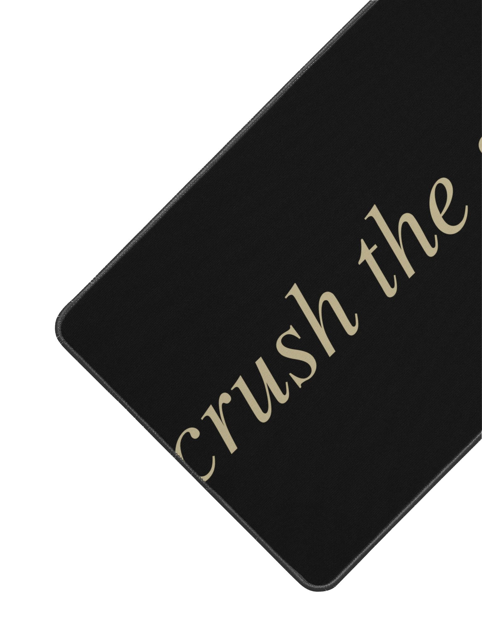 No ShopCo Desk Mat - Sand on Black product image (3)
