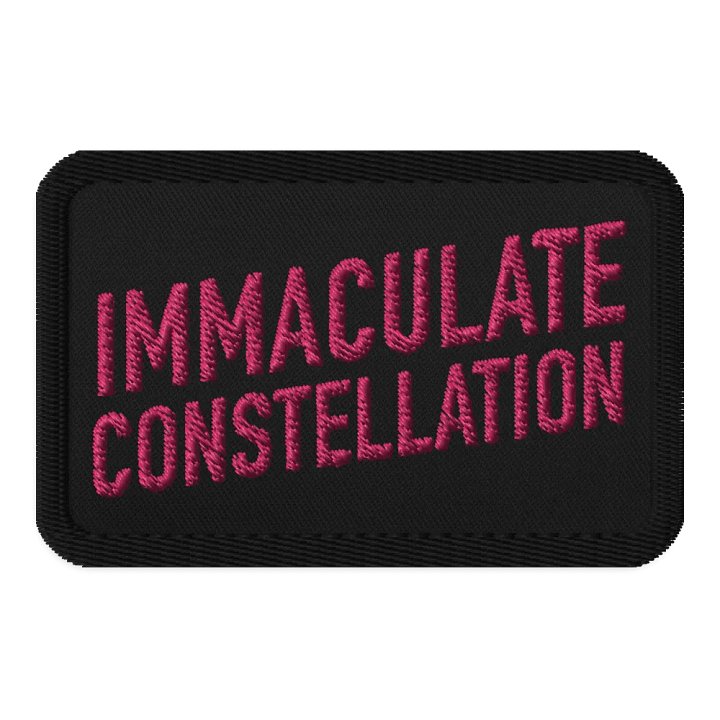 Shhhhhh... Immaculate Constellation iron on patch product image (1)