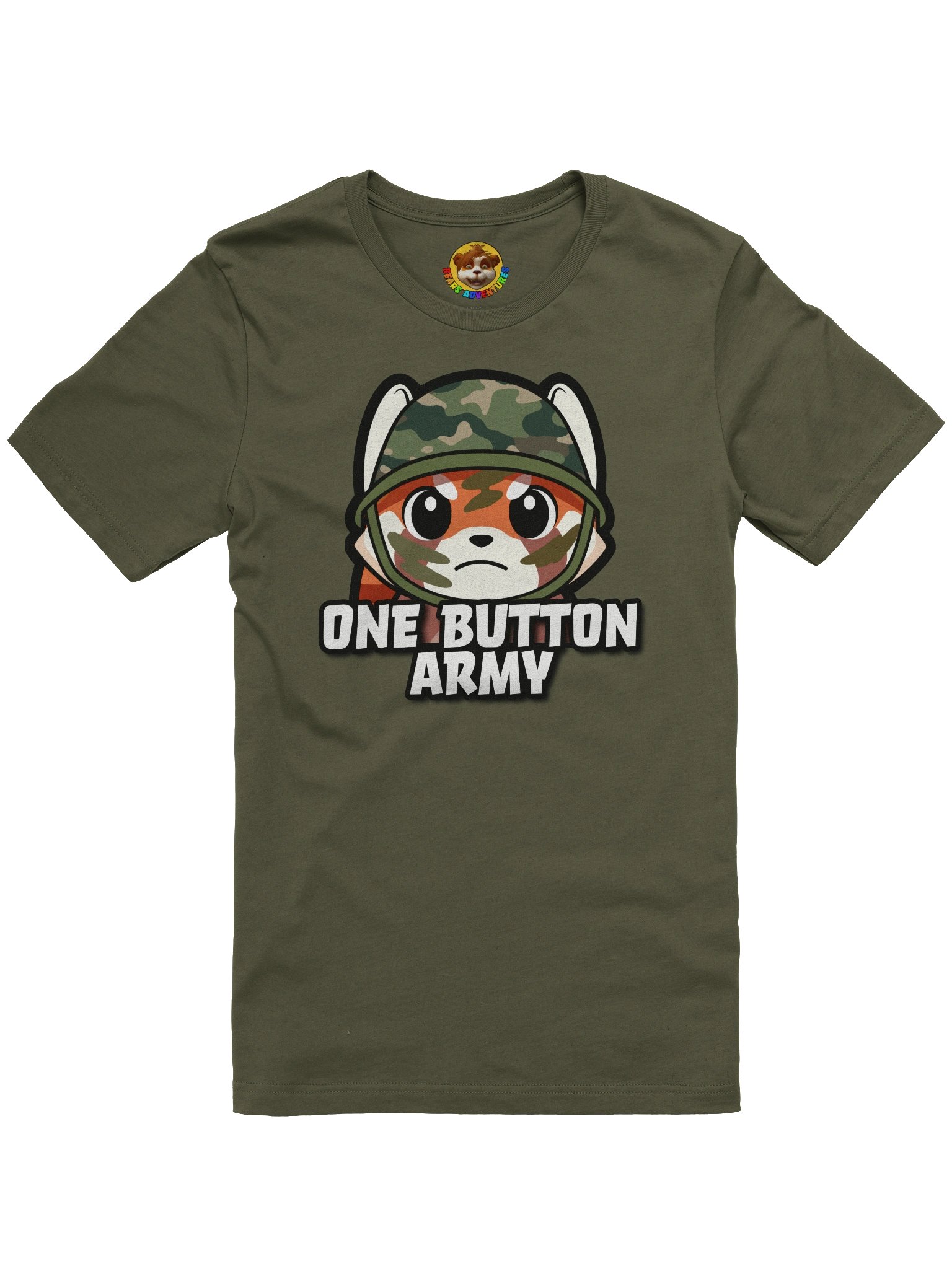 One Button Army T-Shirt product image (4)