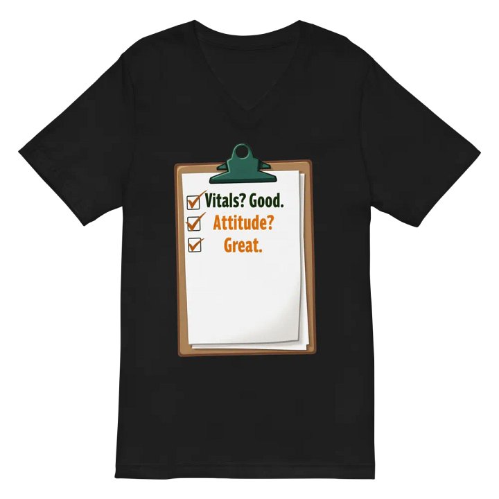 Checklist V-Neck Tee product image (3)