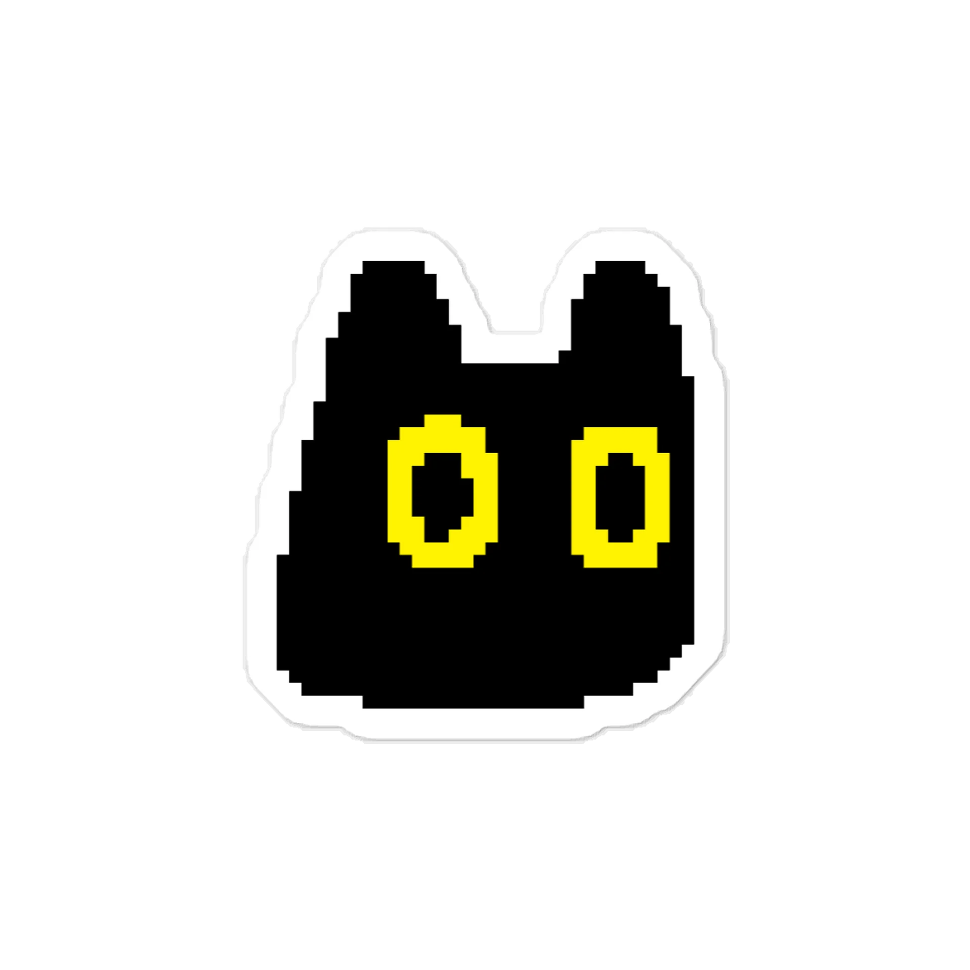 Black Cat Sticker (Kiss-Cut) product image (1)