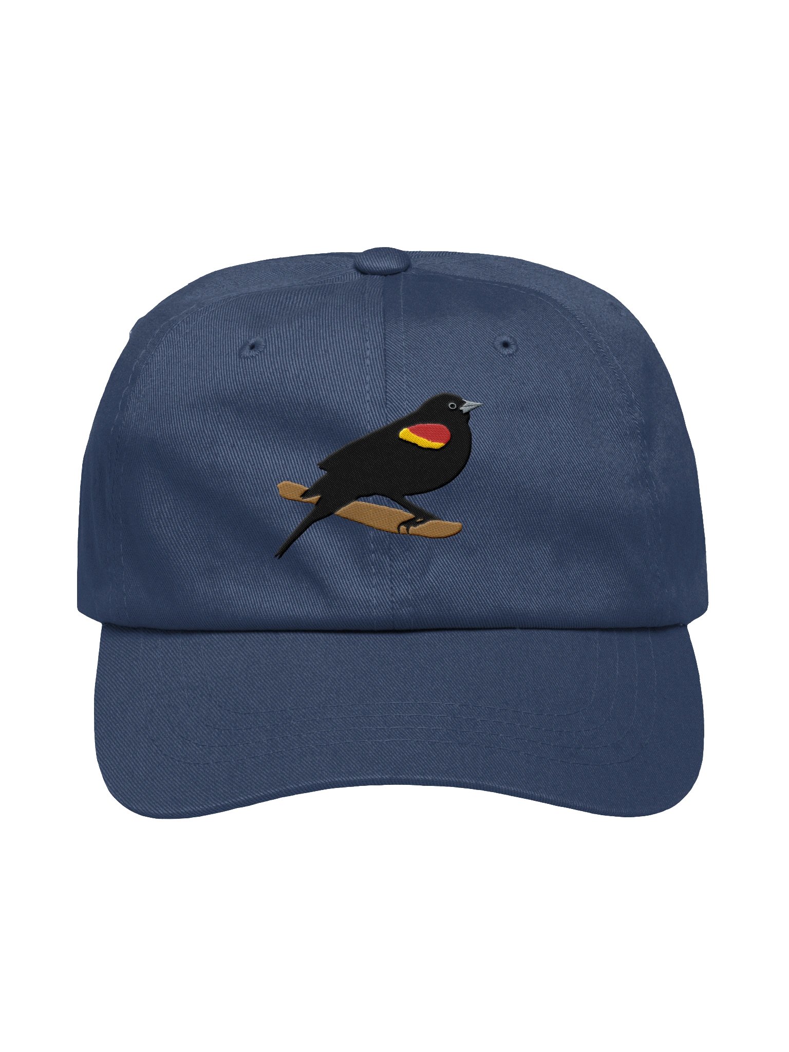 Red-winged Blackbird Embroidered Dad Hat | Marsh Bird Cap | Bird Lover Gift product image (9)