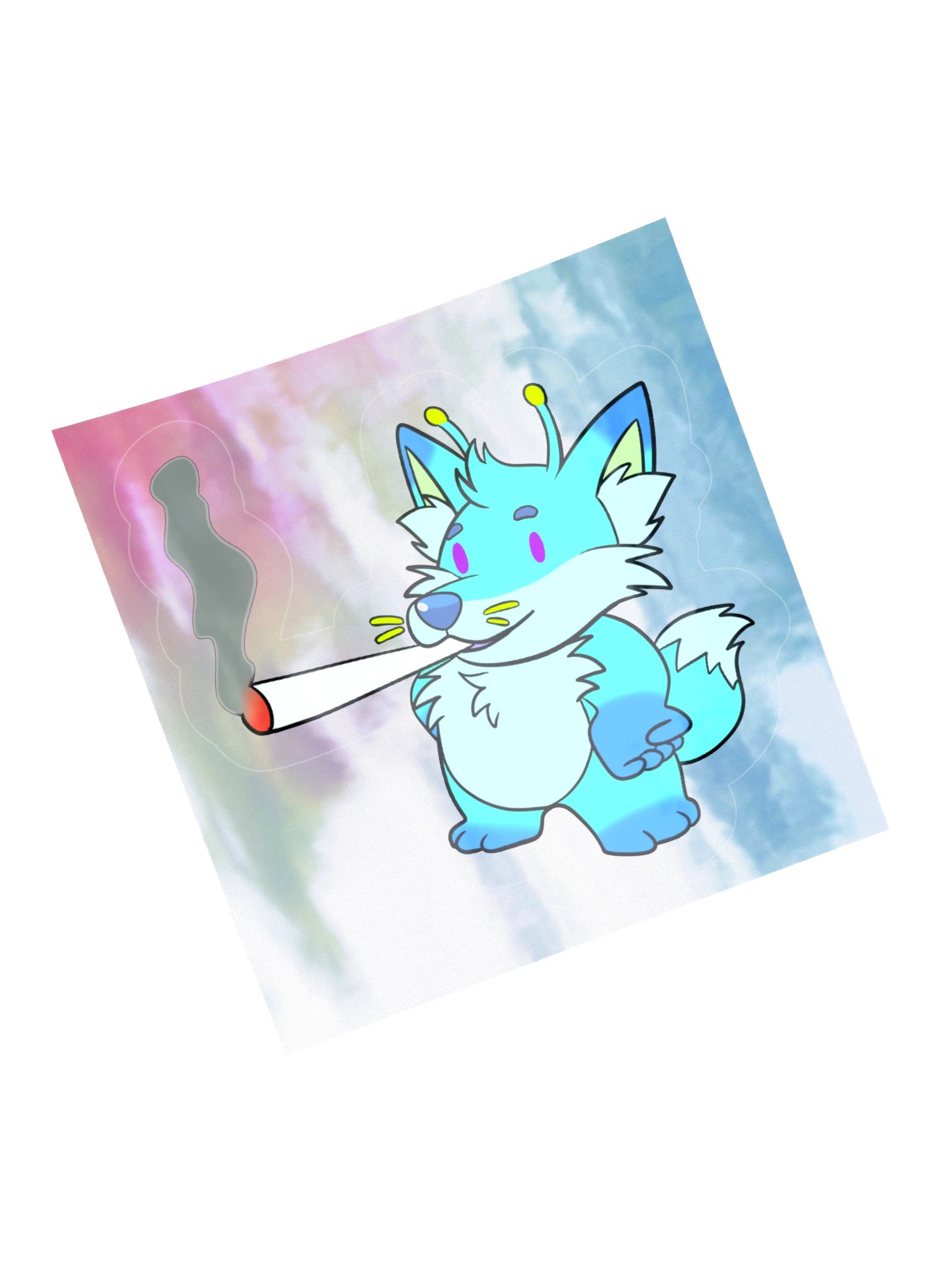 Tommy Smokes a Fat One Holographic Sticker product image (5)