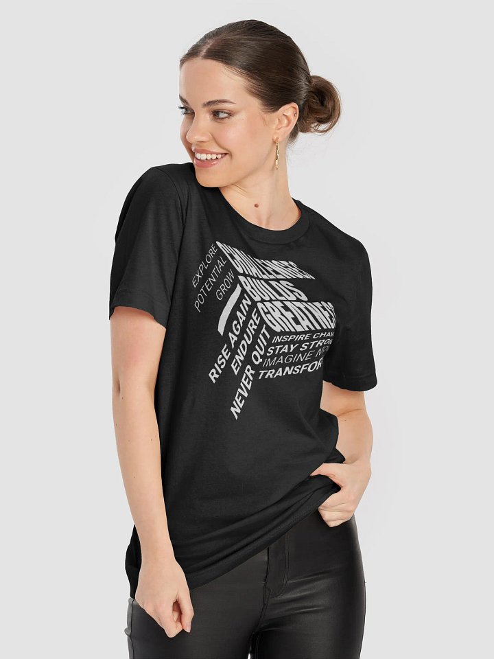 Motivational Typography Unisex Tee product image (2)