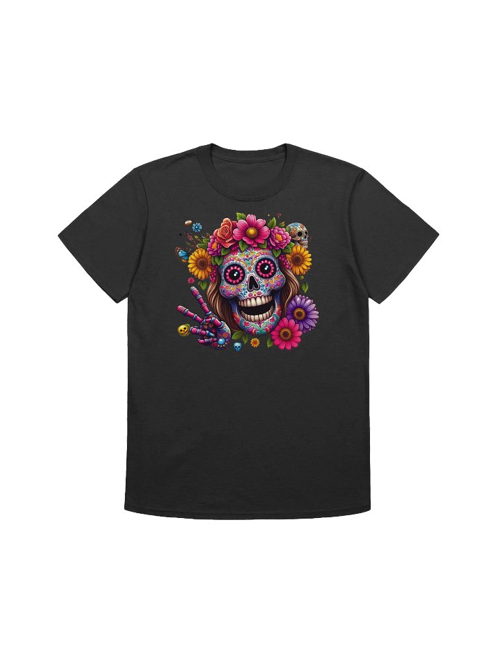 Sugar Skull Art - Bloom and Bone - T-Shirt product image (1)