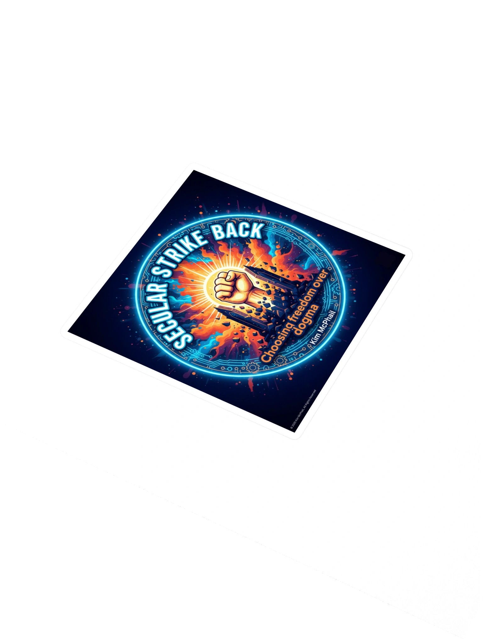 Secular Strike Back Fistful Sticker Sheet product image (2)