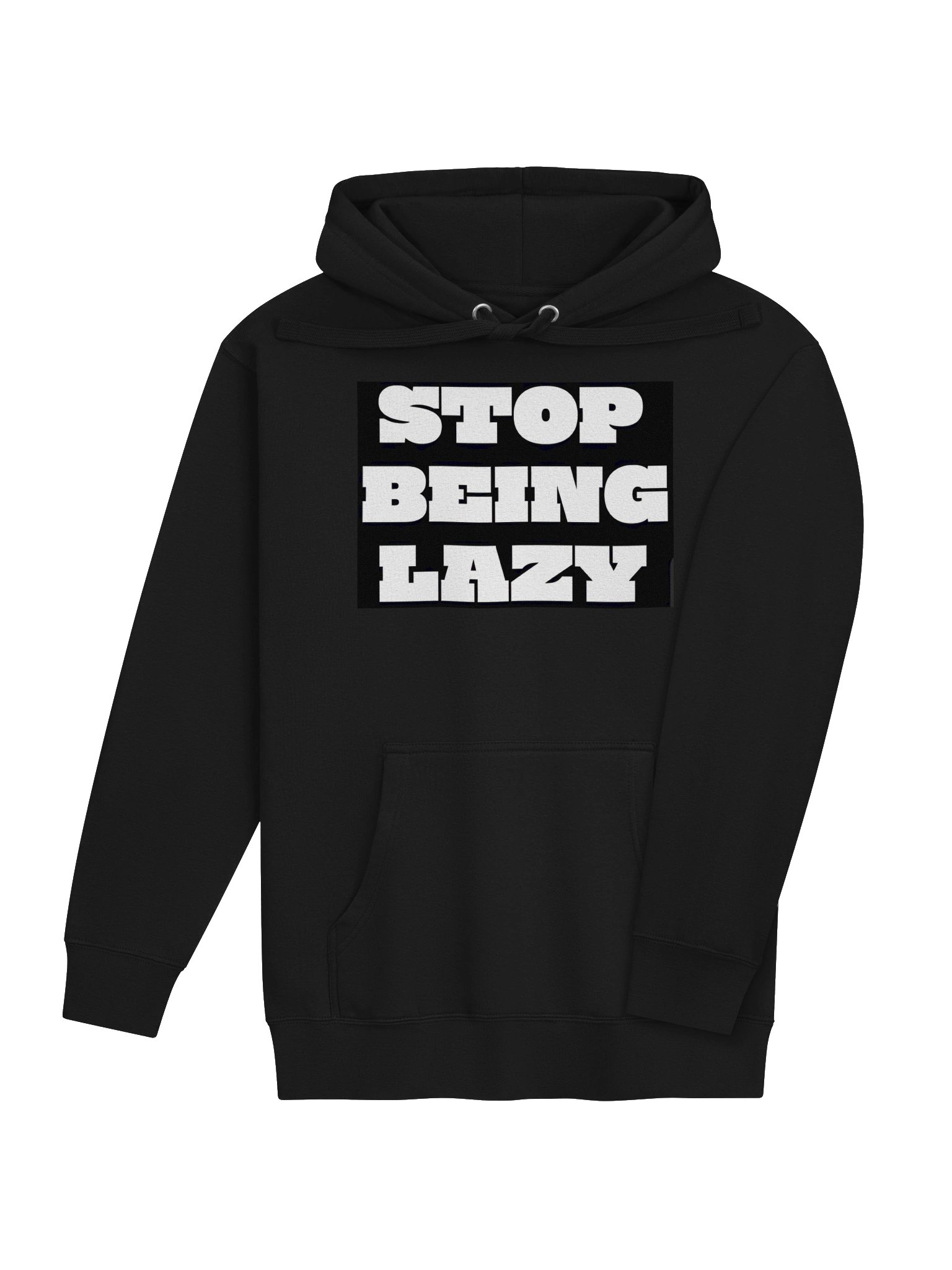 Copy of Stop Being Lazy — Classic Logo Hoodie product image (3)