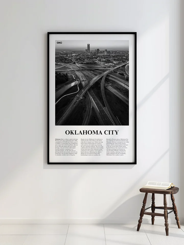 Oklahoma City 02 Newspaper Poster product image (2)