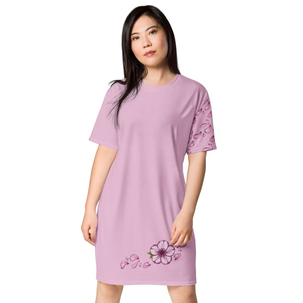 "Blossomz At Twilight" T-Shirt Dress product image (1)