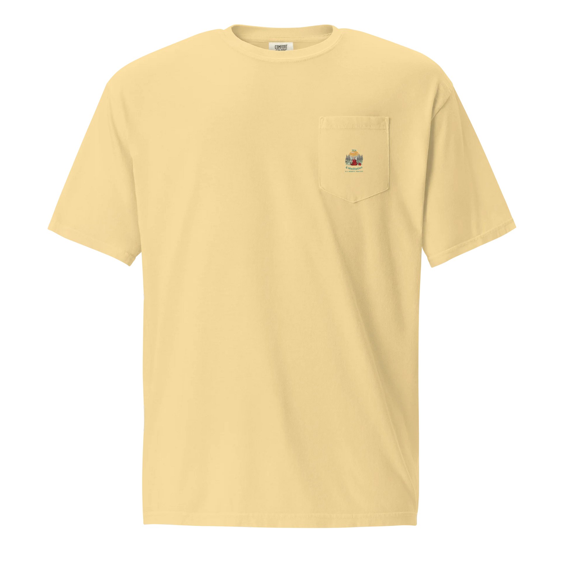 Zen Mountain Meditation Pocket Tee product image (2)