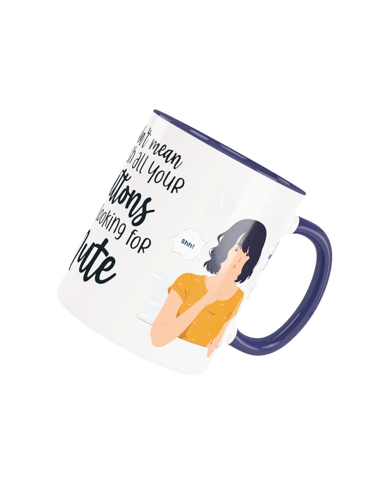 Whispering Shh! Ceramic Mug product image (23)