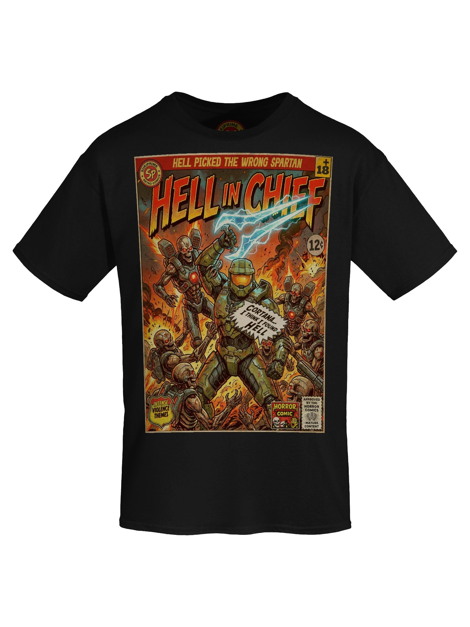 Hell in Chief Comic Art T-Shirt product image (5)