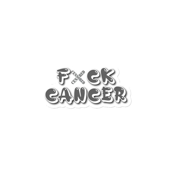 Rebel Against Cancer Die-Cut Magnets product image (2)