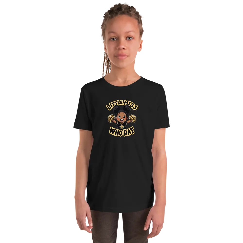 Cheerful Who Dat Youth T-Shirt product image (30)