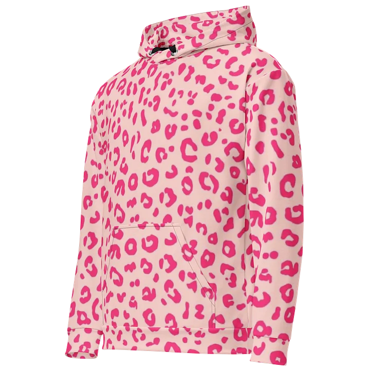 Pink Leopard Print Hoodie product image (2)