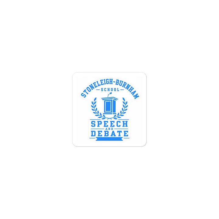 Stoneleigh-Burnham Speech & Debate Emblem Sticker product image (2)
