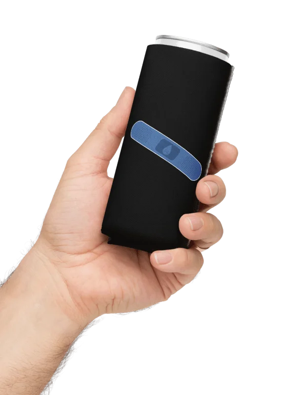 Severance Lumon Band-Aid Can Cooler – Minimalist Thriller Coozie for Apple TV Fans product image (1)