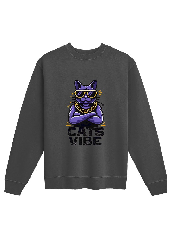 Cool Cat Vibes Unisex Sweatshirt product image (3)