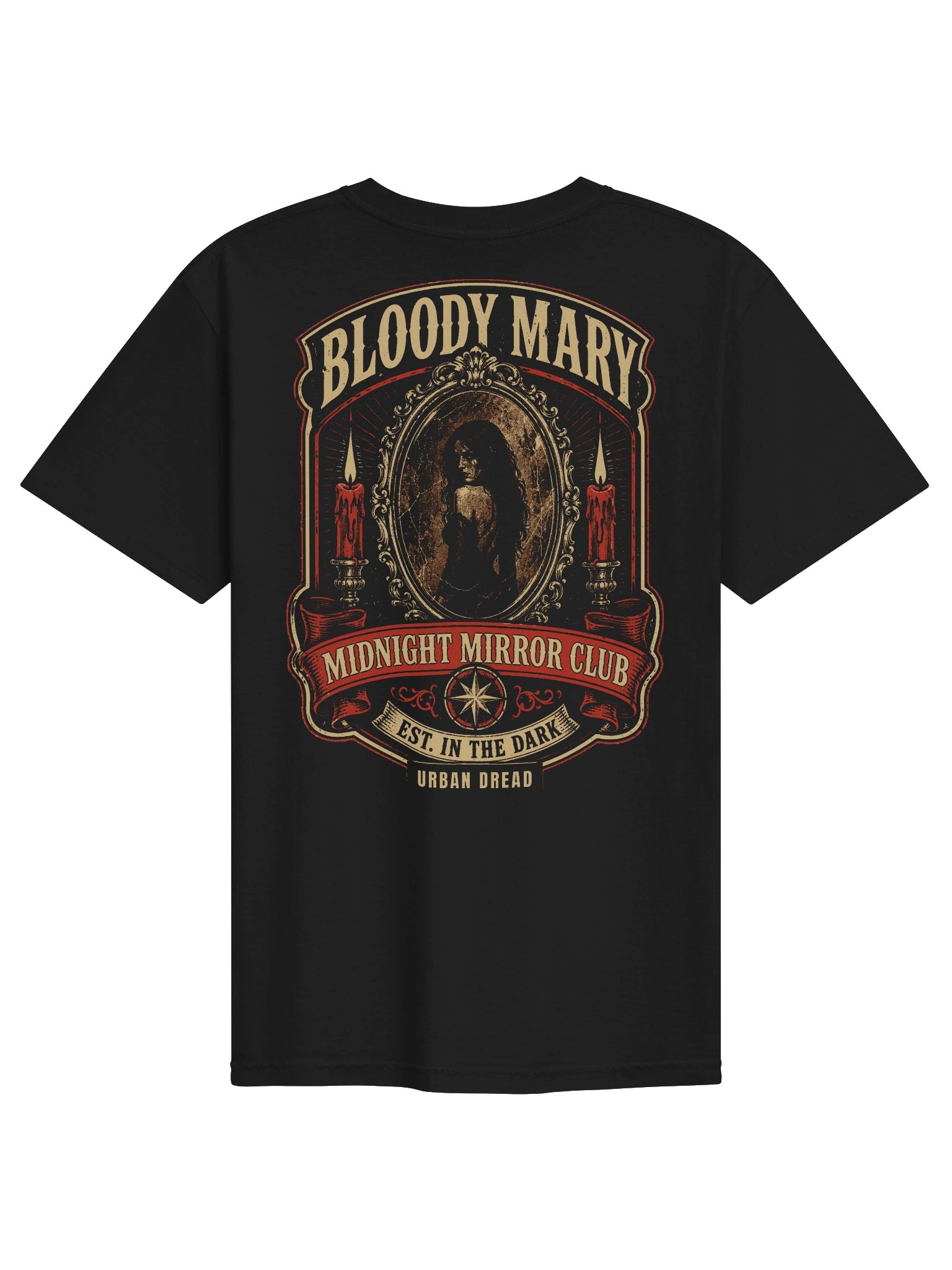 Midnight Mirror Club — Bloody Mary Horror T-Shirt product image (4)