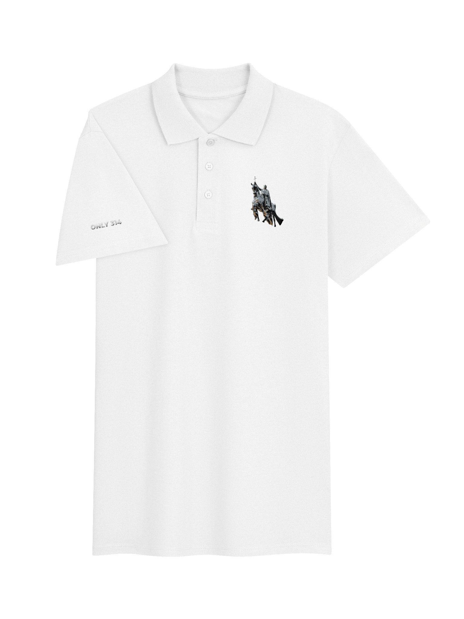 Apotheosis Embroidered Polo - White product image (3)