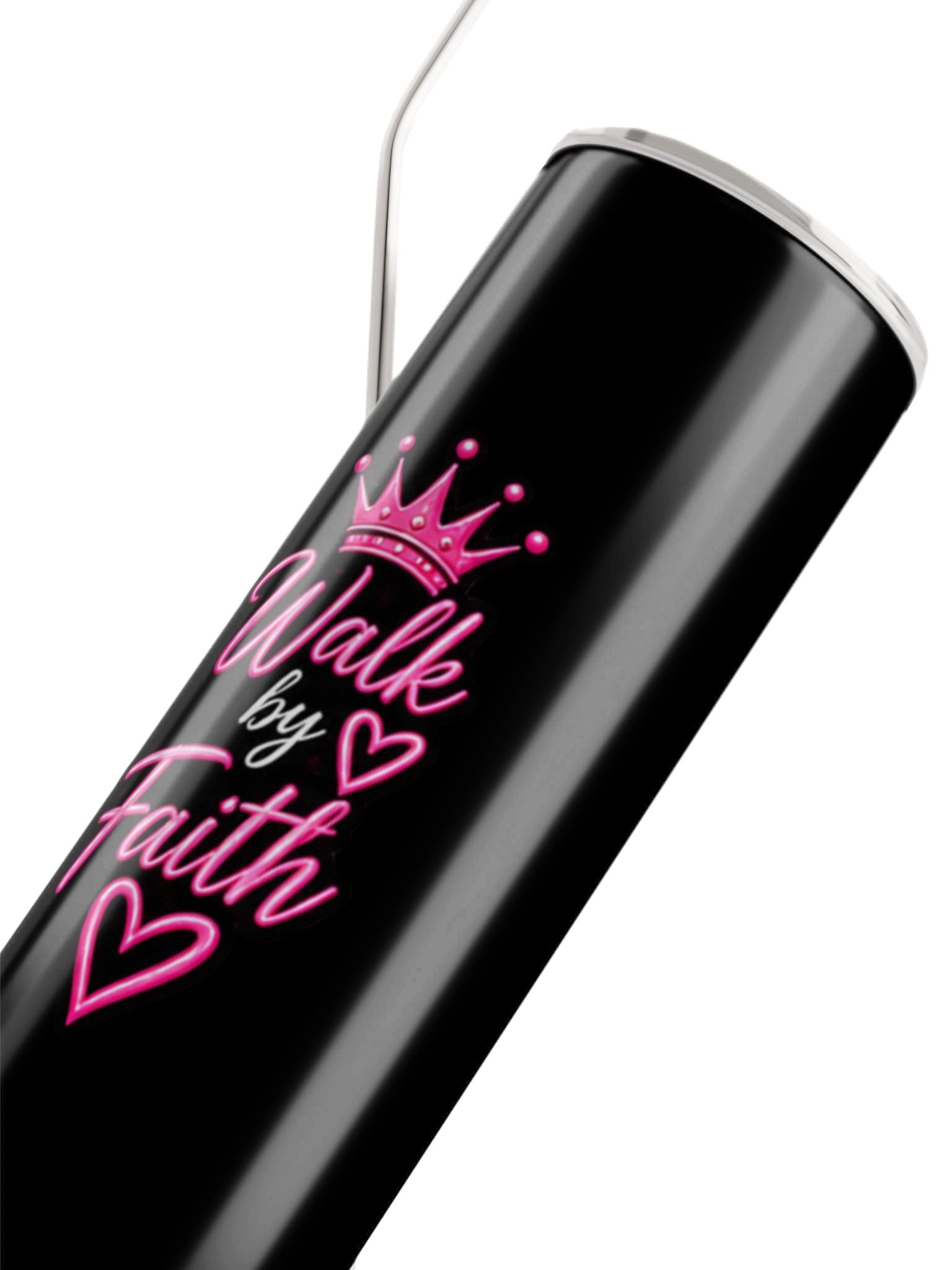 Walk by Faith Neon Crown Tumbler product image (7)