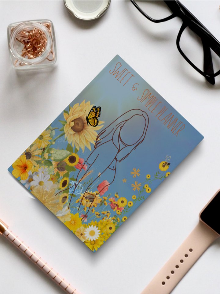 Sweet and Simple Planner: Blank Monthly Calendar, To-Do Lists and Notes Pages product image (1)