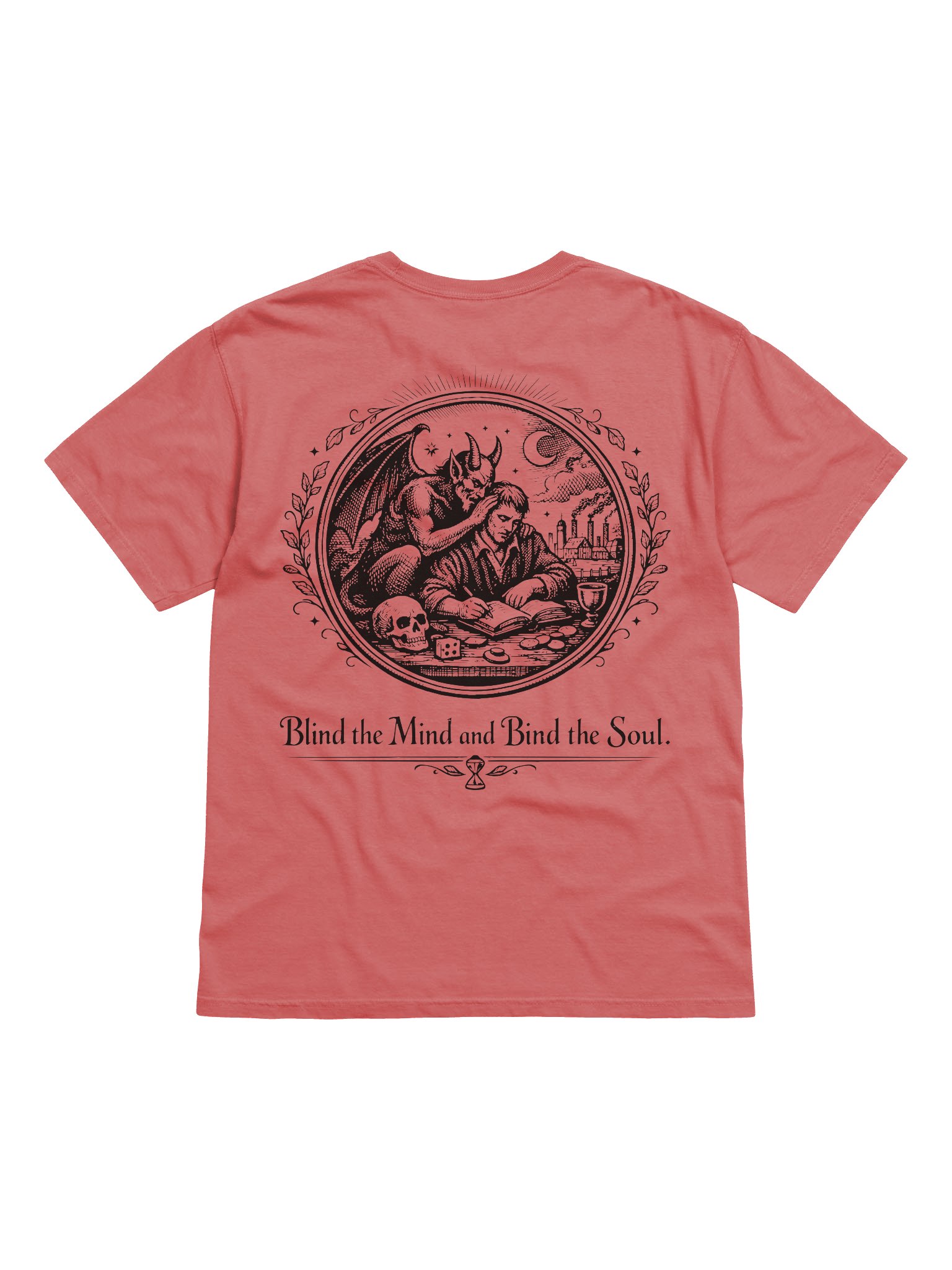 Blind the Mind (Black on White/Color) (Back) product image (1)