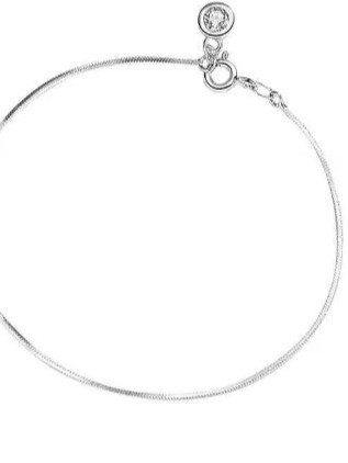 سوار "قطرة الزركون" – نعومة الفضة الفائقة product image (1)