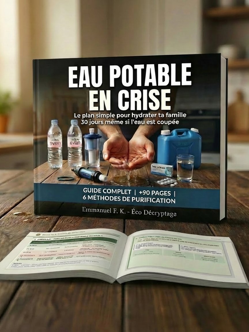 💧 Eau Potable en Crise — Le Plan Simple Pour Hydrater Ta Famille 30 Jours Même Si l'Eau Est Coupée (Stockage, Filtration, Purification, Eau de Pluie) product image (2)