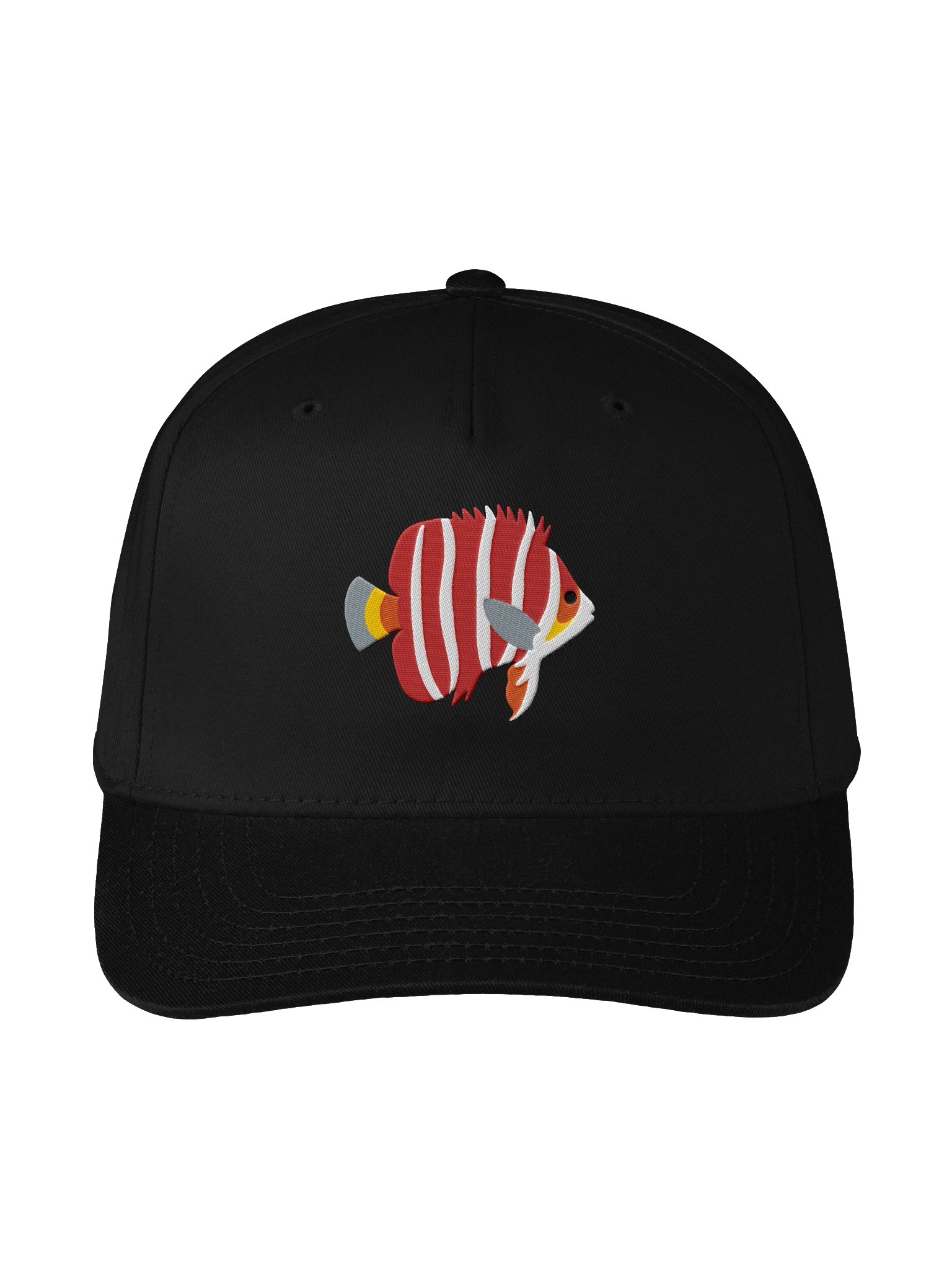 Peppermint Angelfish Mid-Profile Baseball Cap (Embroidered) for Reef and Marine Aquarium Lovers product image (1)