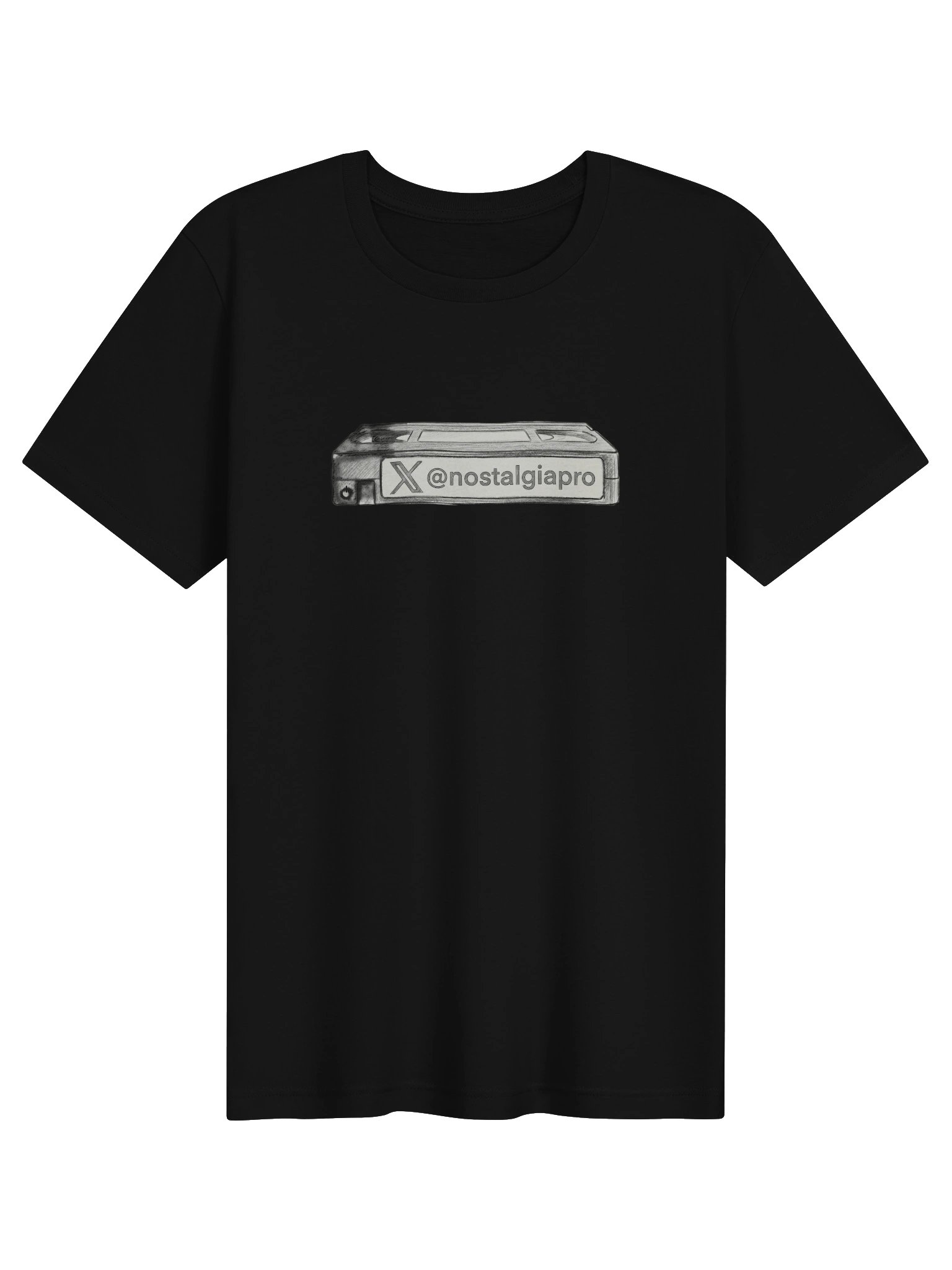 NostalgiaPro VHS Cassette Tee product image (1)