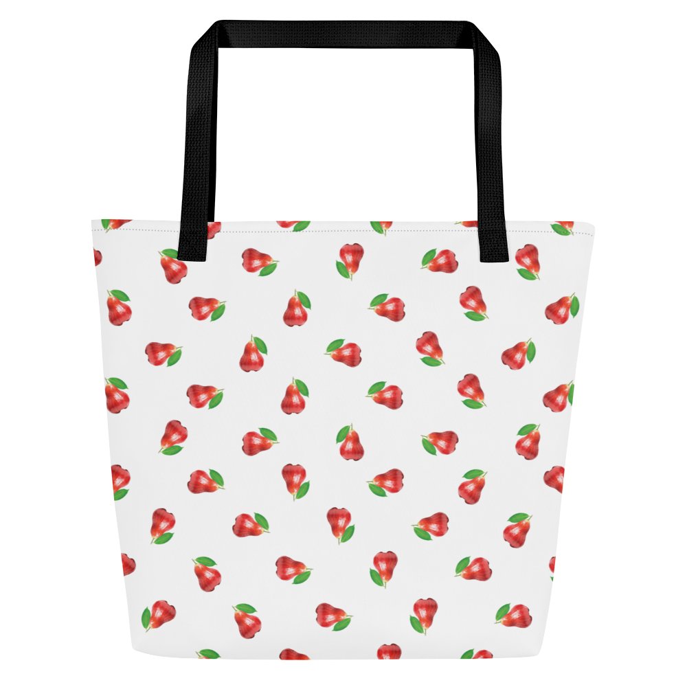 CaribbeanApples Otaheite Fruit Print | Large Tote Bag w/ Pocket product image (3)