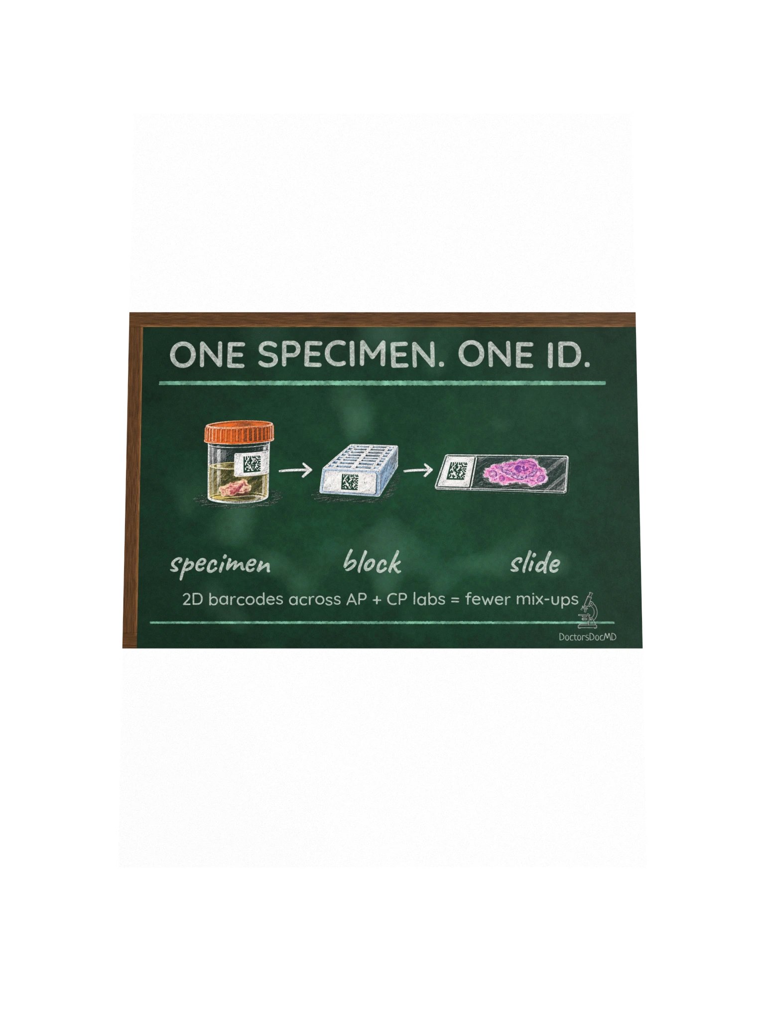 DoctorsDocMD - One Specimen. One ID. Poster product image (1)