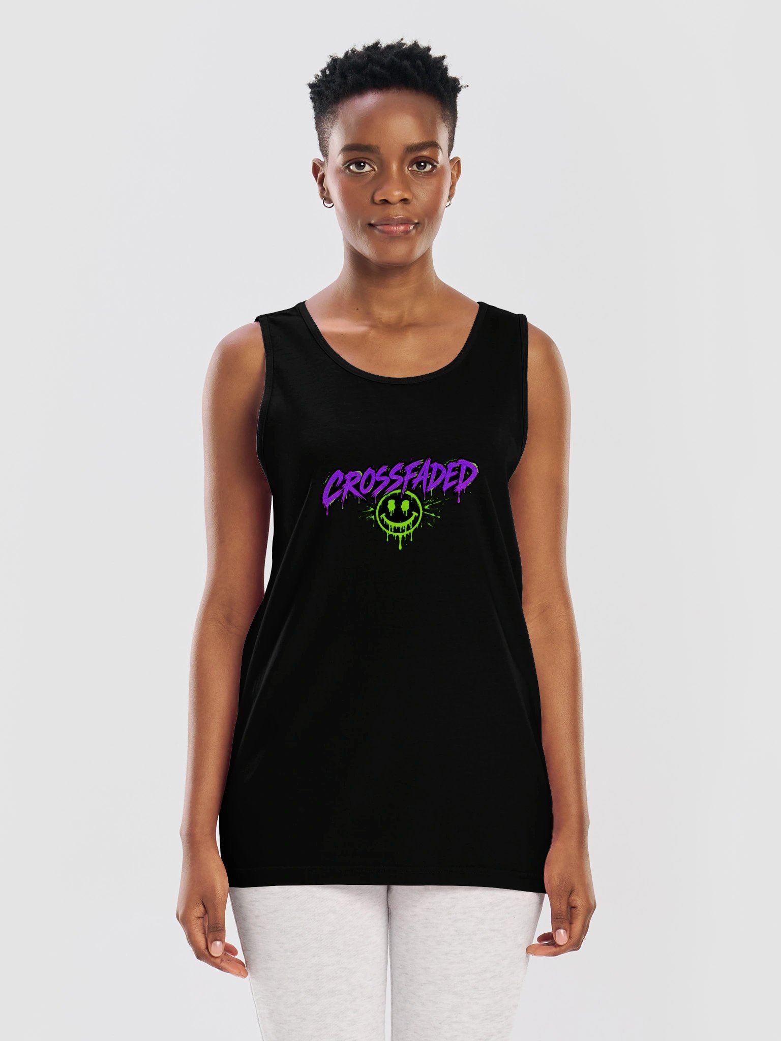 Crossfaded Dripping Smile Tank product image (7)
