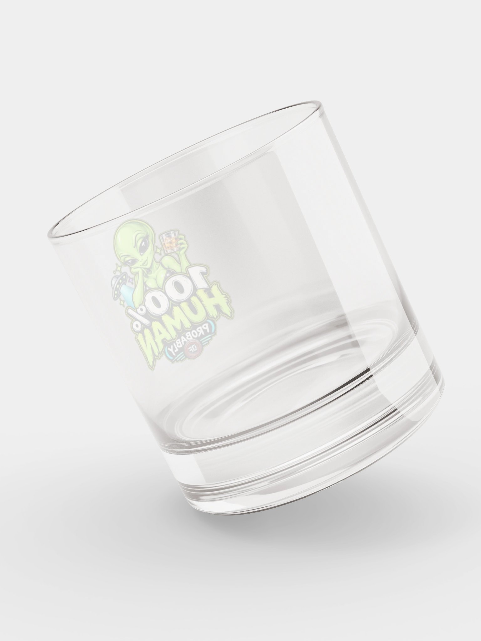 Probably Human Whiskey Glass product image (7)