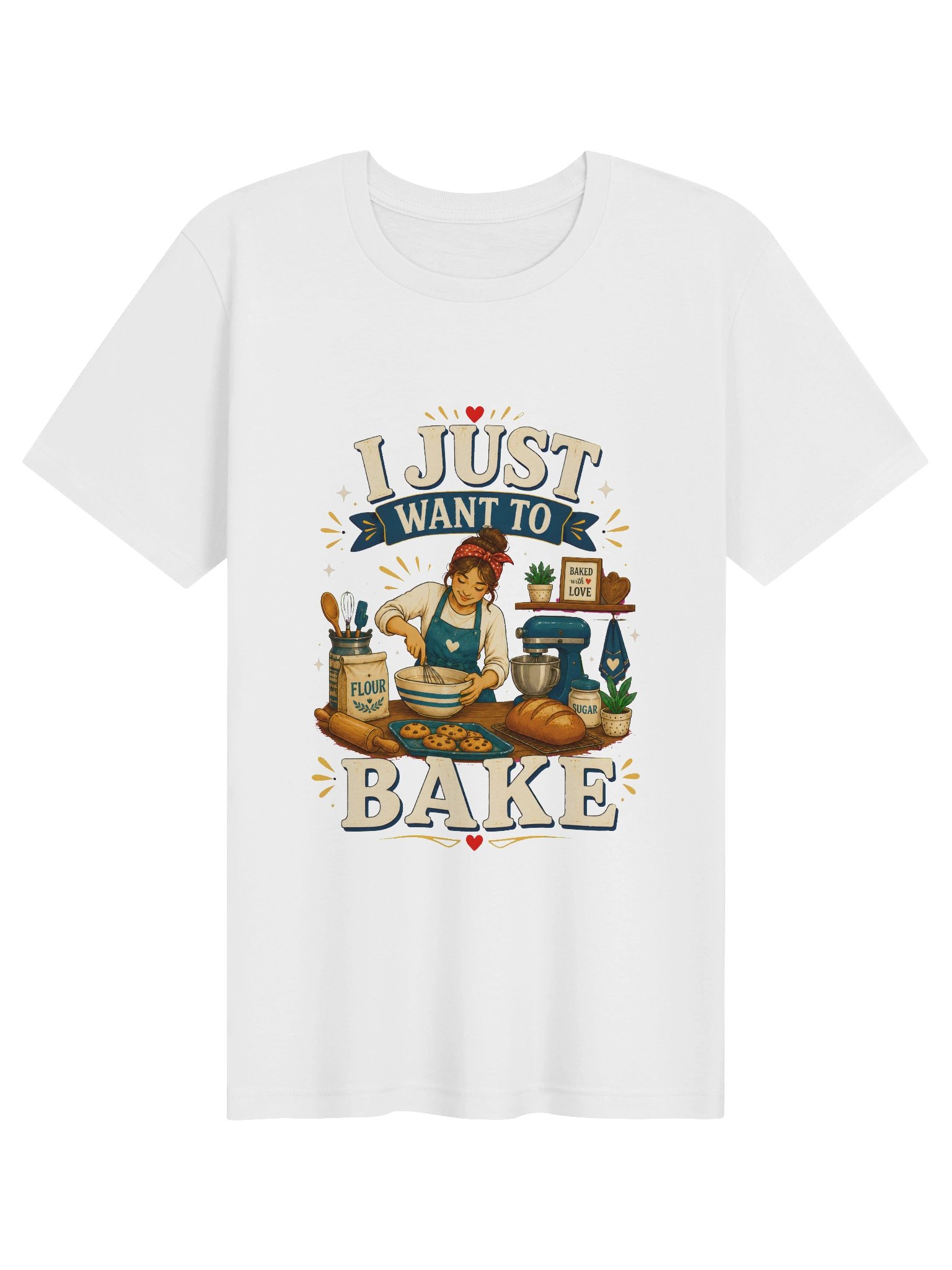 I Just Want To Bake Tee product image (1)