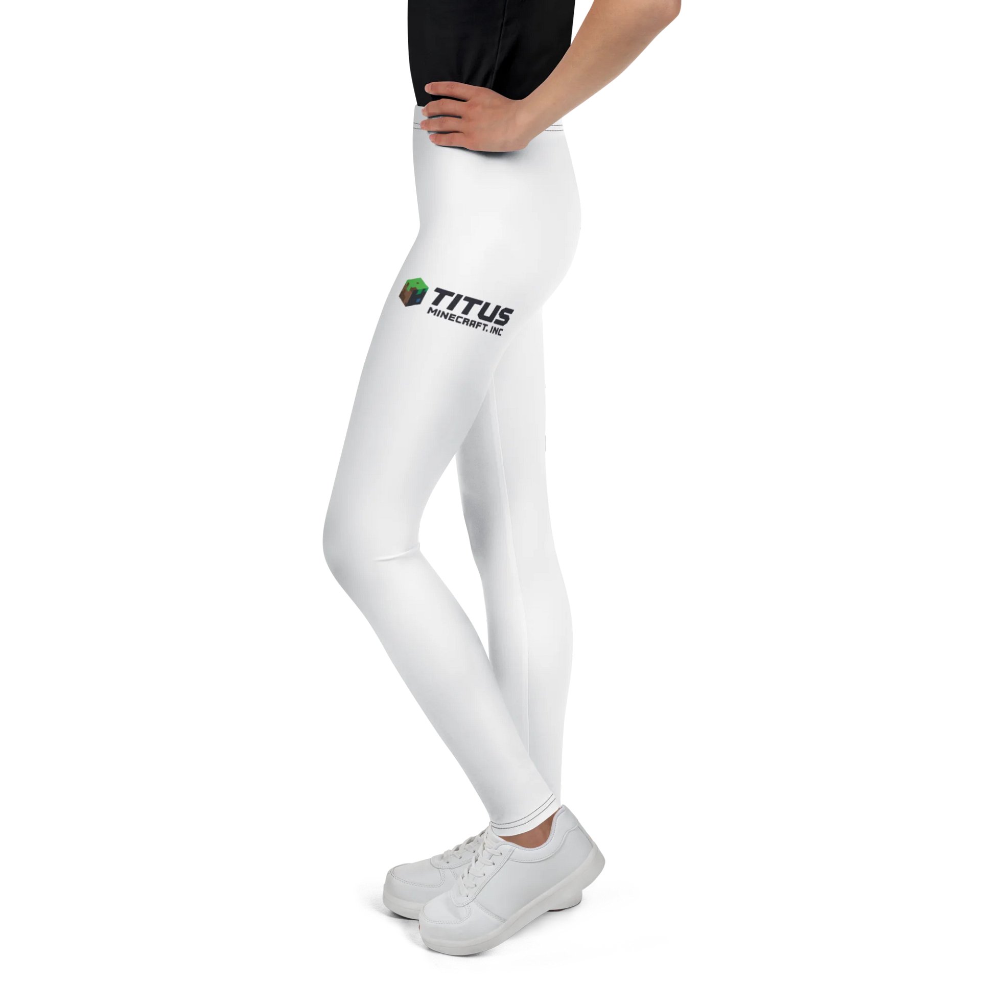 Pixelated Adventure Youth Leggings product image (4)