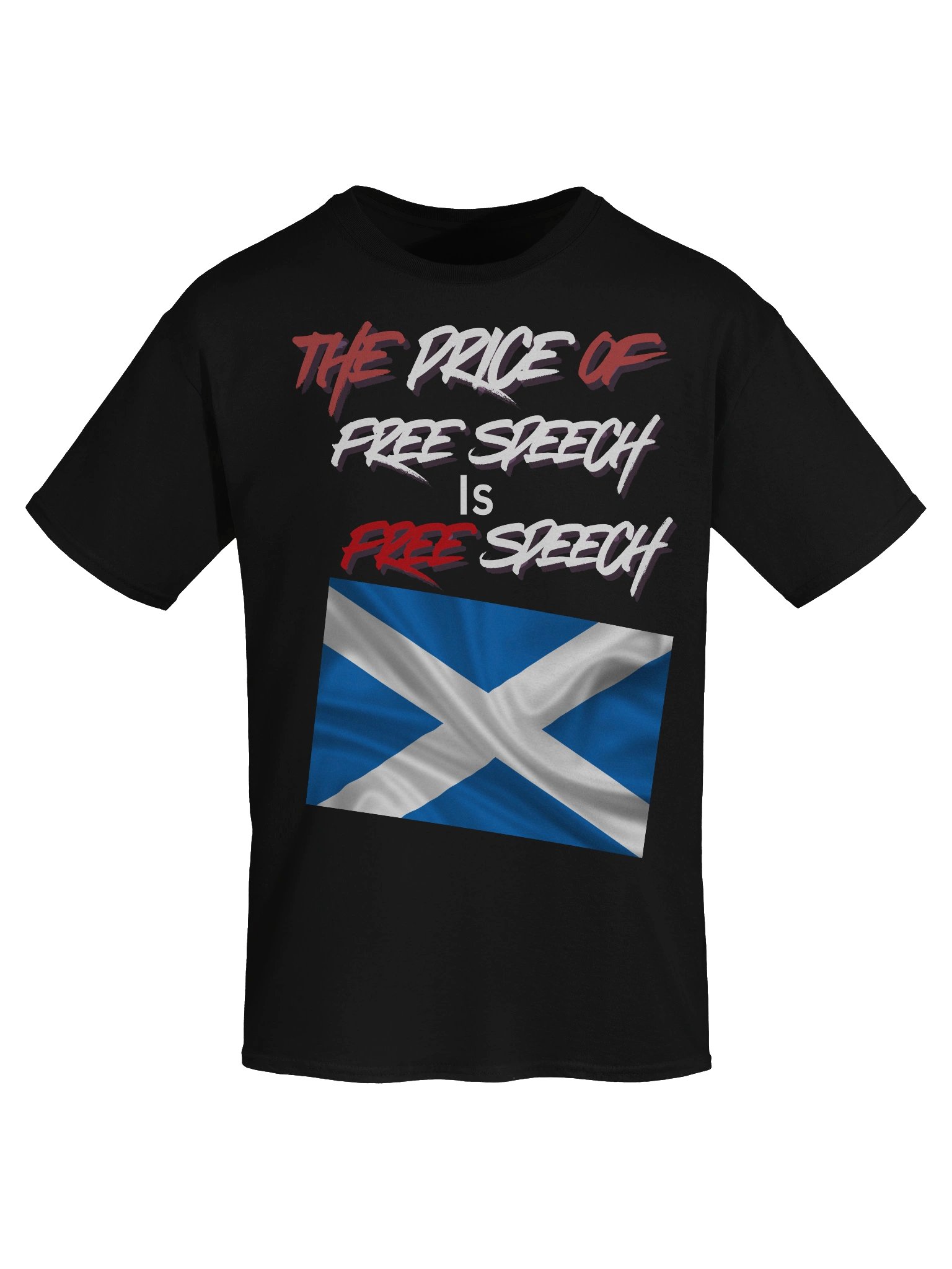 Scottish Free Speech Flag T-Shirt product image (9)