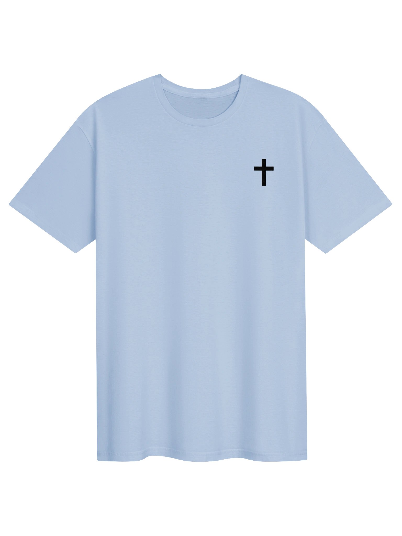 Plain Cotton Cross Tee product image (43)