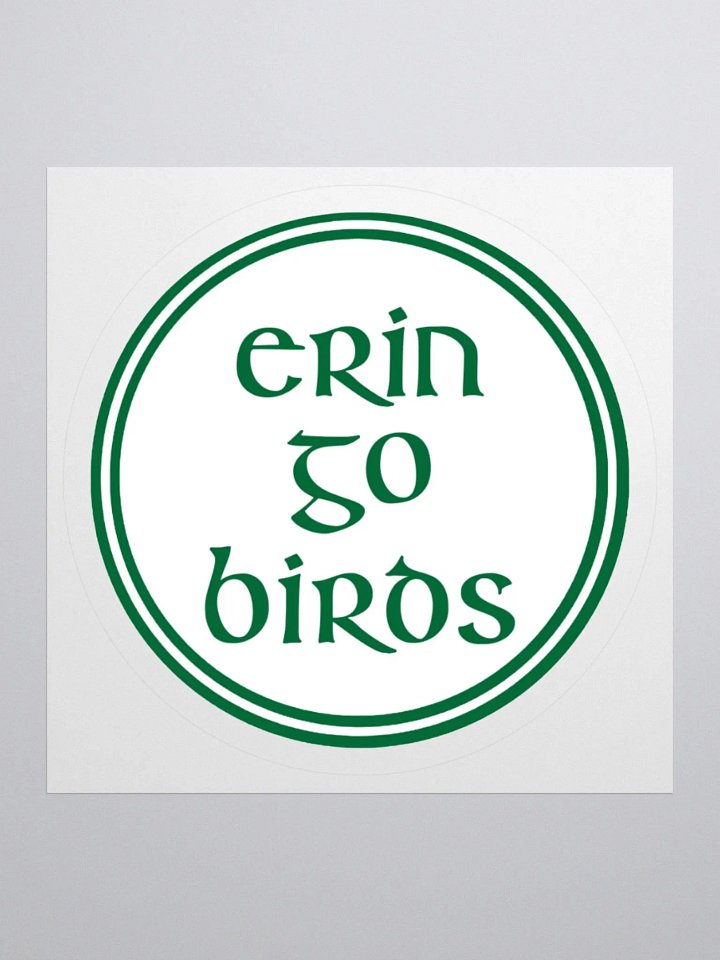 Erin go Birds Sticker product image (3)