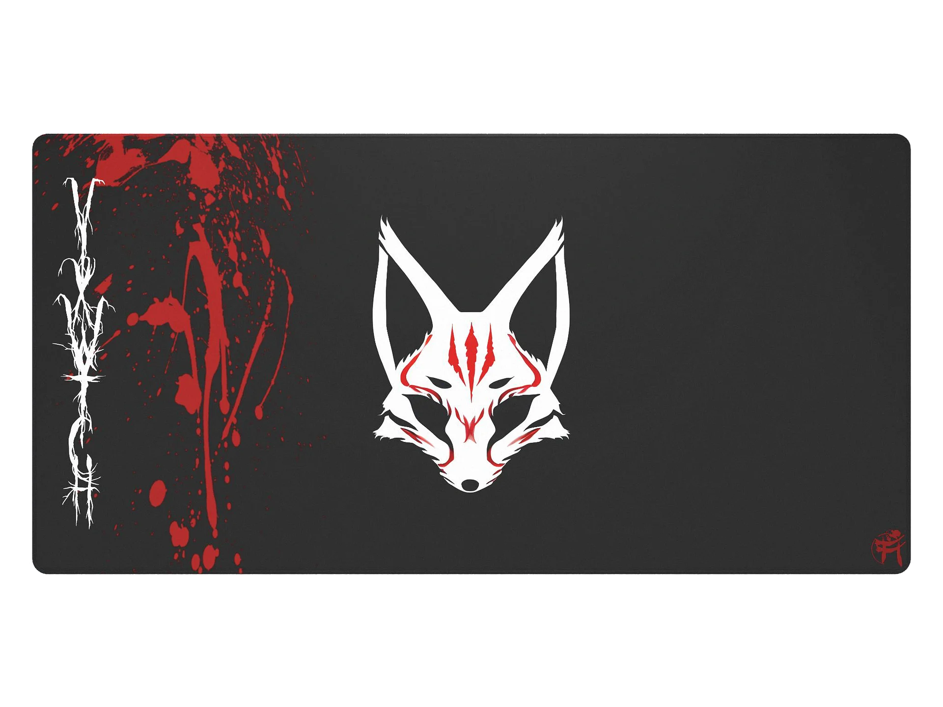 【VIXWYTCH】 Fox Mask Metal Desk Mat 36