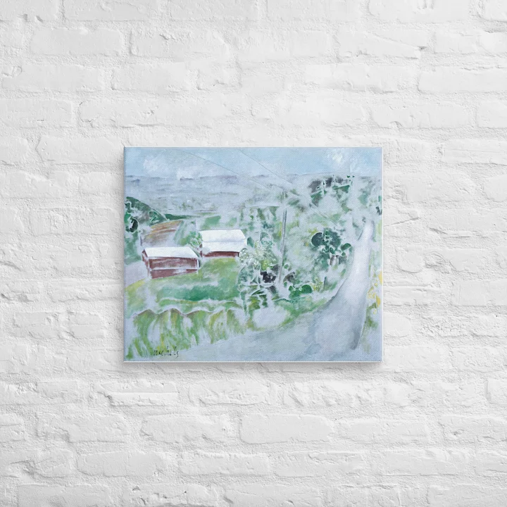 View from Mt. Pisgah (1986) on canvas (24" x 30") product image (2)