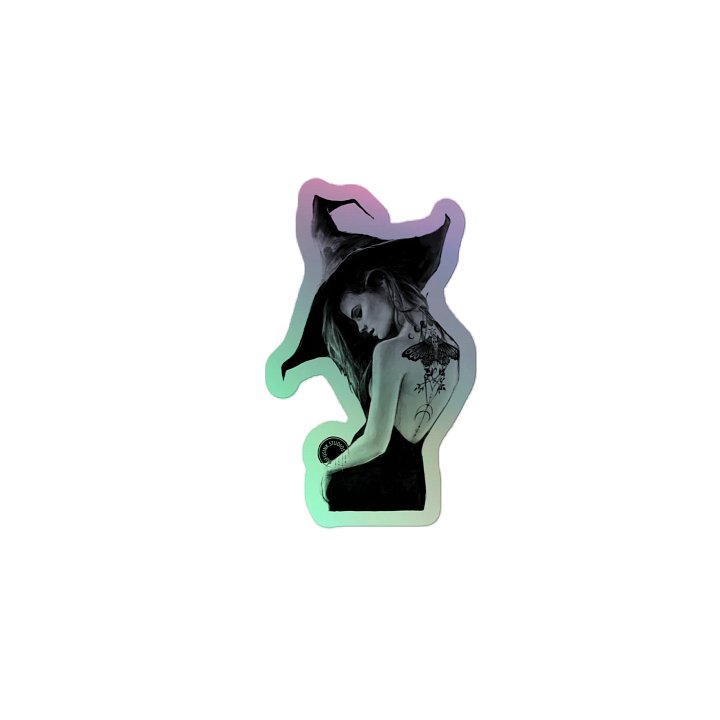 Tattooed Witch Holo Sticker product image (1)