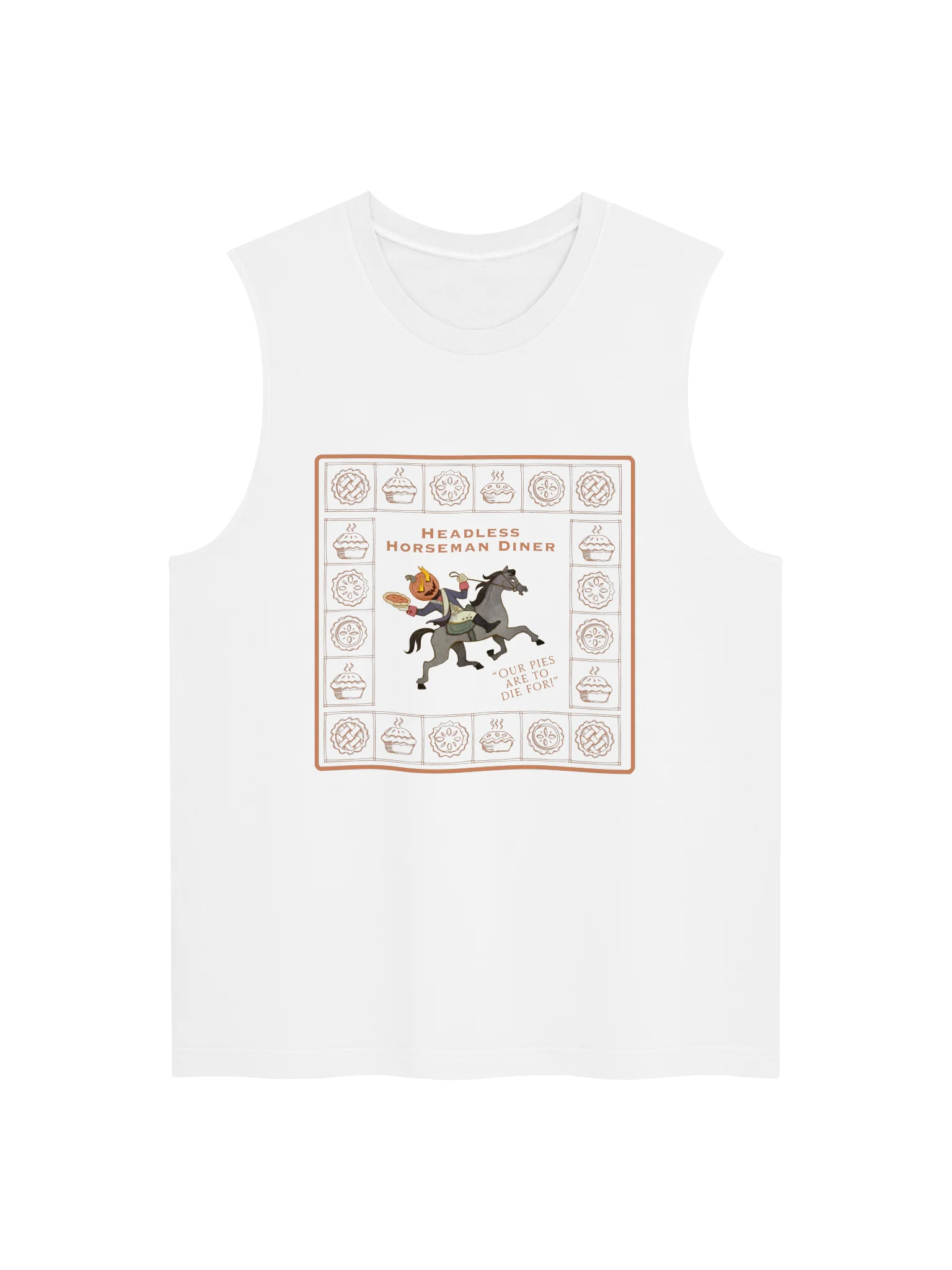 Headless Horseman Diner, So Many Pies Muscle Tank product image (1)
