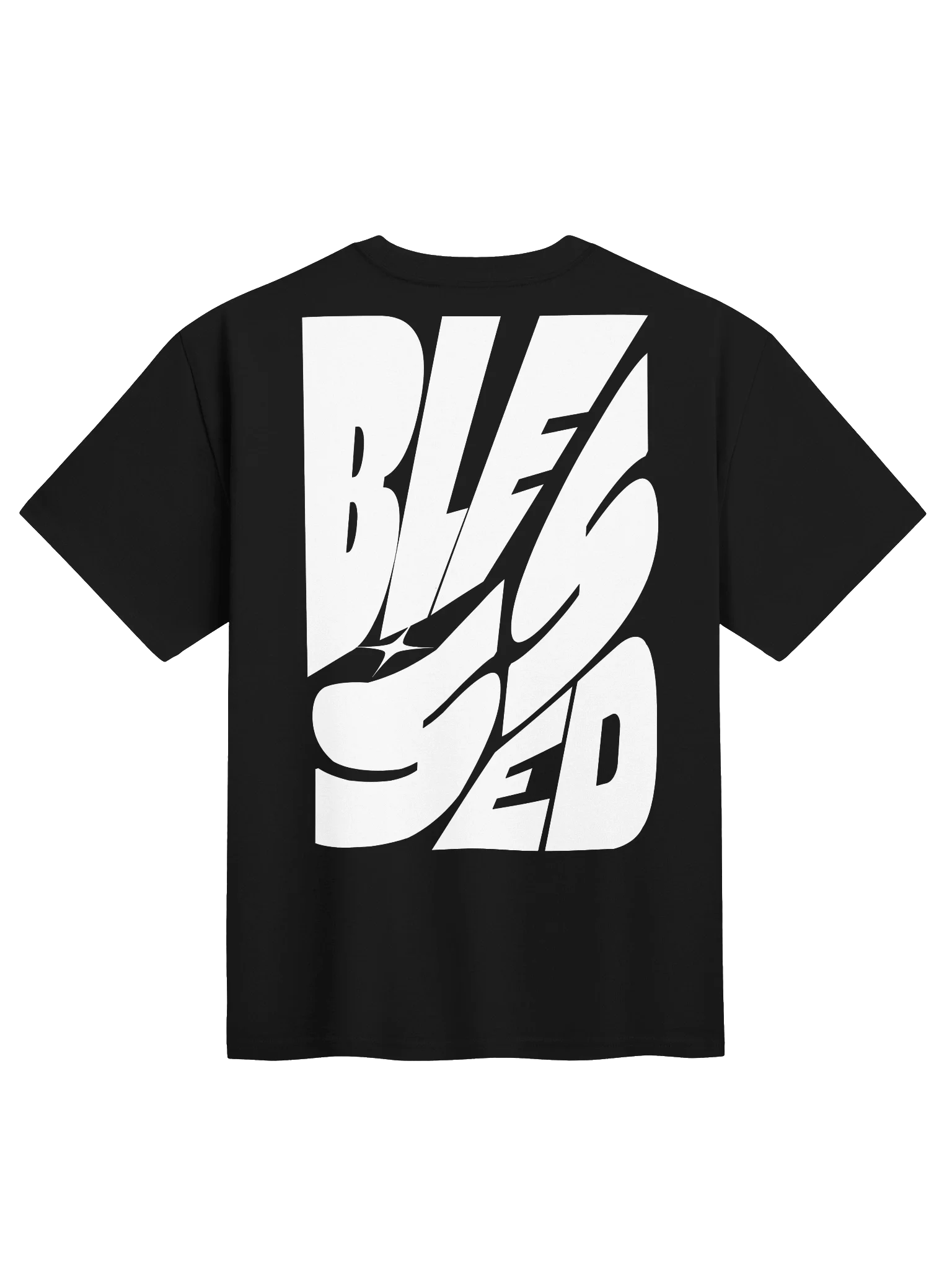 Wear the Word Blessed Box Tee — back view