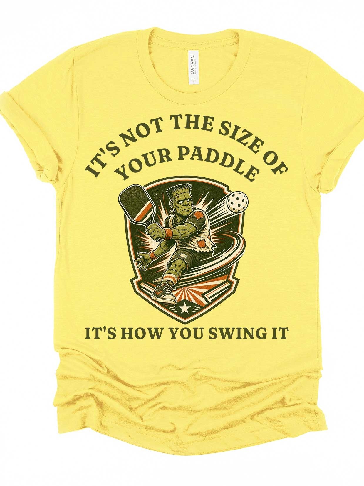 Its Not the Size of Your Paddle Pickleball T Shirt Funny Player Gift product image (1)