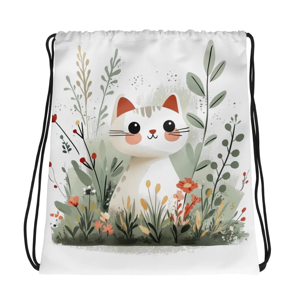 Cute Cat Drawstring Bag product image (1)