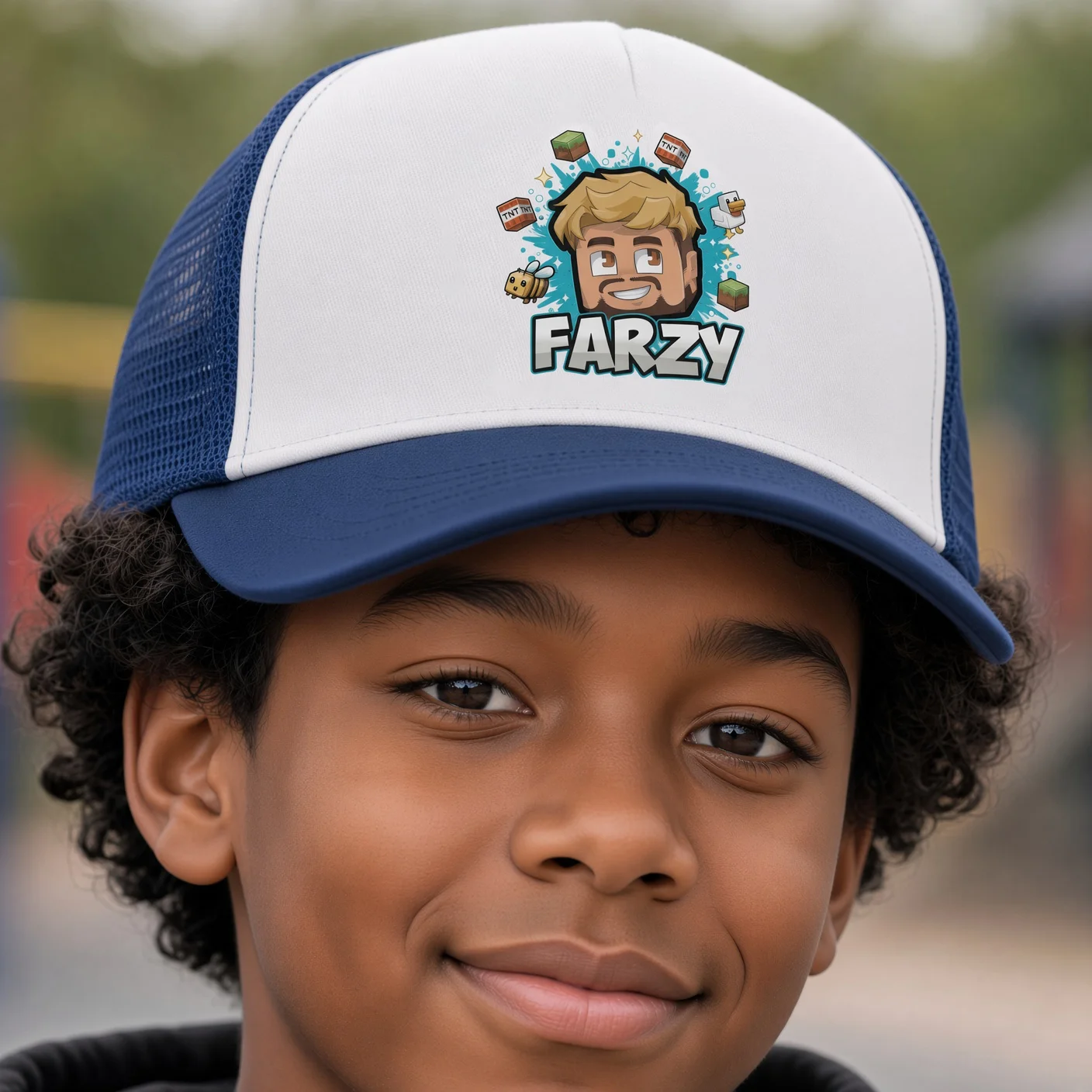 Farzy Splash! Foam Trucker Hat product image (3)