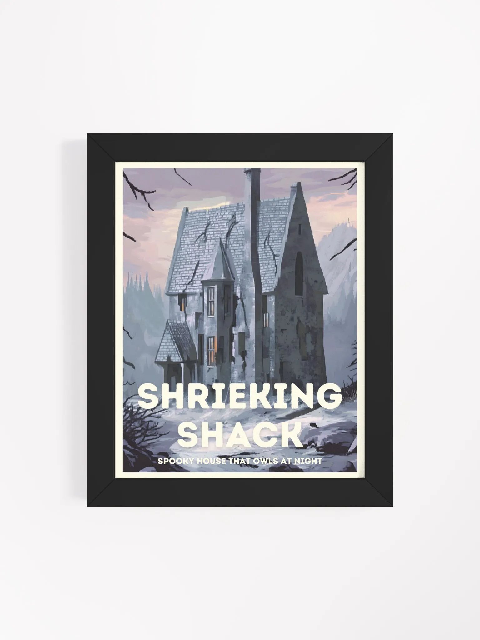 Magical Haunted House Vintage Travel Poster product image (4)